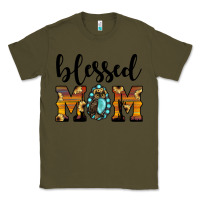 Army Green blessed mom Classic Tee - JahusDesignShop