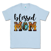 Dusty Blue blessed mom Classic Tee - JahusDesignShop