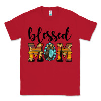 Red blessed mom Classic Tee - JahusDesignShop