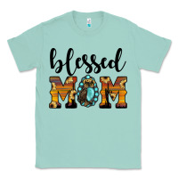 Seafoam blessed mom Classic Tee - JahusDesignShop