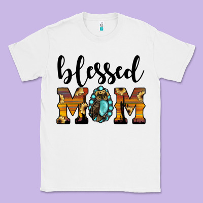 Blessed Mom Classic Tee Designed By Jahusdesignshop