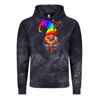 Cloud Black LGBTQ+ Pride Gnome With Heart Balloon Vintage Hoodie - BundleAndBundleShop