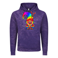Cloud Purple LGBTQ+ Pride Gnome With Heart Balloon Vintage Hoodie - BundleAndBundleShop