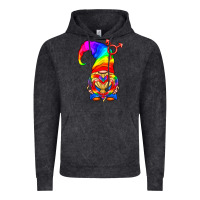 Vintage Black LGBTQ+ Pride Gnome With Heart Balloon Vintage Hoodie - BundleAndBundleShop