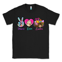 Black Peace Love Easter Classic Tee - BundleAndBundleShop