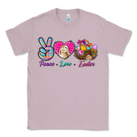 Lilac Peace Love Easter Classic Tee - BundleAndBundleShop