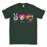Sports Green Peace Love Easter Classic Tee - BundleAndBundleShop