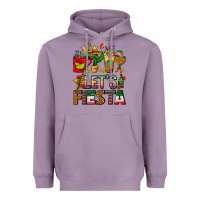 Lavender Let's Fiesta Mexico Coffee Cups With Cactus Heavyweight Hoodie - FaDigitalArtStudio