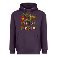 Plum Let's Fiesta Mexico Coffee Cups With Cactus Heavyweight Hoodie - FaDigitalArtStudio