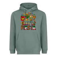 Sage Let's Fiesta Mexico Coffee Cups With Cactus Heavyweight Hoodie - FaDigitalArtStudio