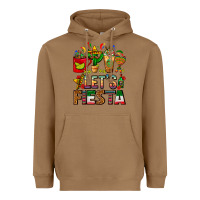 Toasted Coconut Let's Fiesta Mexico Coffee Cups With Cactus Heavyweight Hoodie - FaDigitalArtStudio