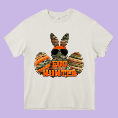 Easter Egg Hunter Boys Heavy Core Tee Designed By Jasminsmagicworld