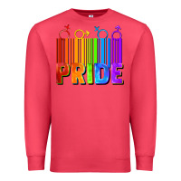Cardinal Pride Barcode Premium Sweatshirt - FaDigitalArtStudio