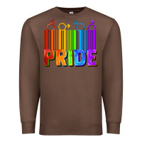 Chestnut Pride Barcode Premium Sweatshirt - FaDigitalArtStudio