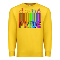 Lemon Pride Barcode Premium Sweatshirt - FaDigitalArtStudio