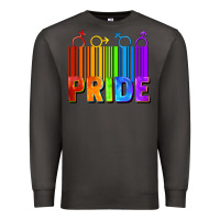 Smoke Pride Barcode Premium Sweatshirt - FaDigitalArtStudio