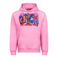 Fuchsia Pink boom bitch get out the way Urban Hoodie - CowhideDigitalArt