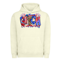 Pigment Pistachio boom bitch get out the way Urban Hoodie - CowhideDigitalArt