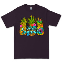 Plum hello summer pineapple Premium Tee - Jasminsmagicworld