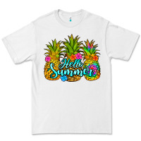 White hello summer pineapple Premium Tee - Jasminsmagicworld