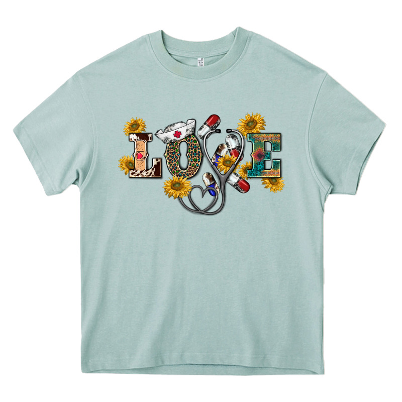 Western Love Nurse Heavy Core Tee by BarkalooDesign | Teevron