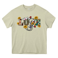Mossy western love nurse Heavy Core Tee - BarkalooDesign