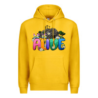 Lemon Easter Day He is alive Premium Hoodie - OliviaCreatesArt