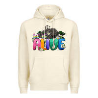 Sandshell Easter Day He is alive Premium Hoodie - OliviaCreatesArt