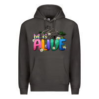 Smoke Easter Day He is alive Premium Hoodie - OliviaCreatesArt