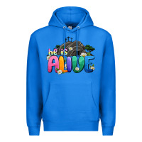 True Royal Easter Day He is alive Premium Hoodie - OliviaCreatesArt