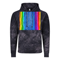 Cloud Black LGBTQ+ Pride American Flag Tumbler Vintage Hoodie - BundleAndBundleShop