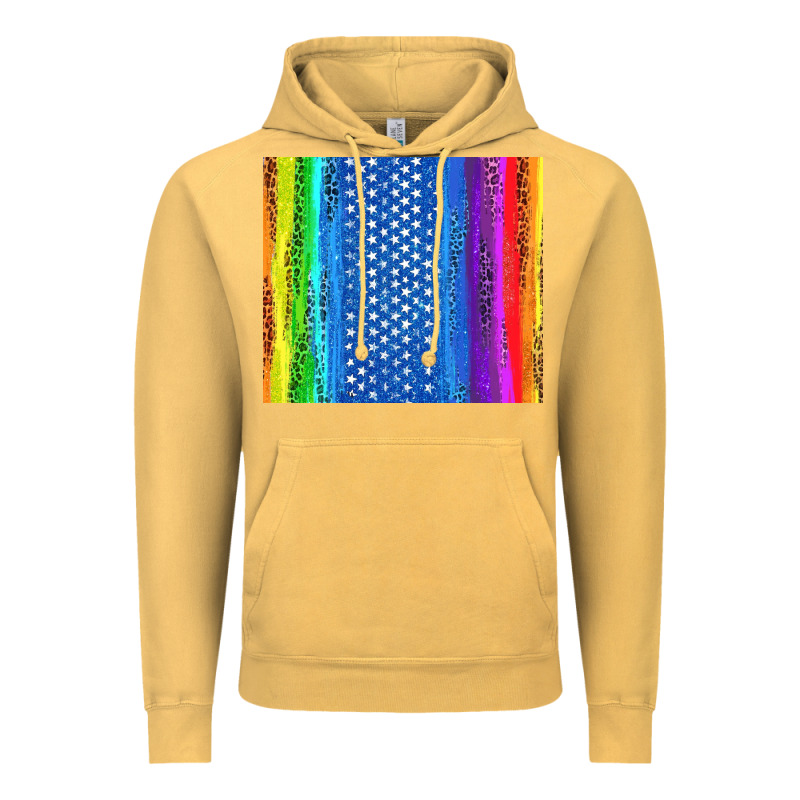 Lgbtq+ Pride American Flag Tumbler Vintage Hoodie by BundleAndBundleShop | Teevron