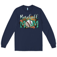Navy Baseboll Mom Long Sleeve Tee - Bettercallsaul