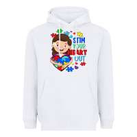White Stim your heart out Heavyweight Hoodie - FaDigitalArtStudio
