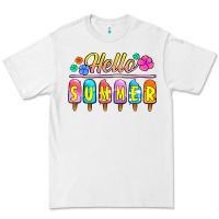 White hello summer popsicles Premium Tee - Jasminsmagicworld