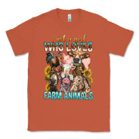Copper Just A Girl Who Loves Farm Animals Classic Tee - BundleAndBundleShop