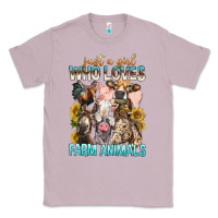 Lilac Just A Girl Who Loves Farm Animals Classic Tee - BundleAndBundleShop