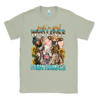 Matcha Just A Girl Who Loves Farm Animals Classic Tee - BundleAndBundleShop