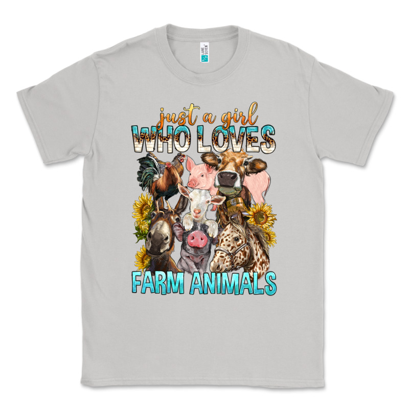 Just A Girl Who Loves Farm Animals Classic Tee by BundleAndBundleShop | Teevron