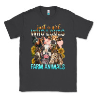 Smoke Just A Girl Who Loves Farm Animals Classic Tee - BundleAndBundleShop