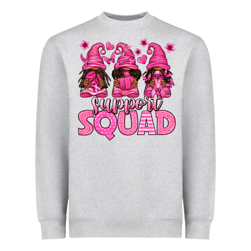 Breast Cancer Afro Gnomies Support Squad Heavyweight Sweatshirt by texasbilliewilder | Teevron