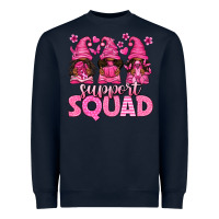 Navy breast cancer afro gnomies support squad Heavyweight Sweatshirt - texasbilliewilder