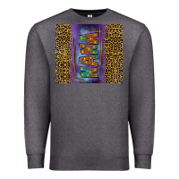 Charcoal Heather Leopard nana Premium Sweatshirt - FaDigitalArtStudio