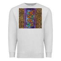 Dove Grey Leopard nana Premium Sweatshirt - FaDigitalArtStudio