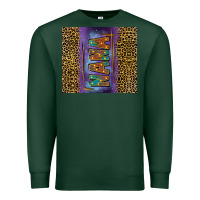 Sports Green Leopard nana Premium Sweatshirt - FaDigitalArtStudio