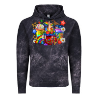 Cloud Black LGBTQ+ Pride Coffee Cups Vintage Hoodie - BundleAndBundleShop