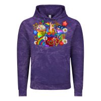 Cloud Purple LGBTQ+ Pride Coffee Cups Vintage Hoodie - BundleAndBundleShop