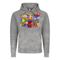 Cloud Rock LGBTQ+ Pride Coffee Cups Vintage Hoodie - BundleAndBundleShop