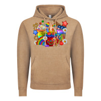 Vintage Coffee LGBTQ+ Pride Coffee Cups Vintage Hoodie - BundleAndBundleShop