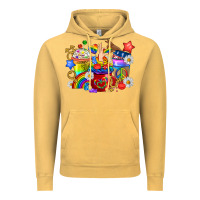 Vintage Mustard LGBTQ+ Pride Coffee Cups Vintage Hoodie - BundleAndBundleShop